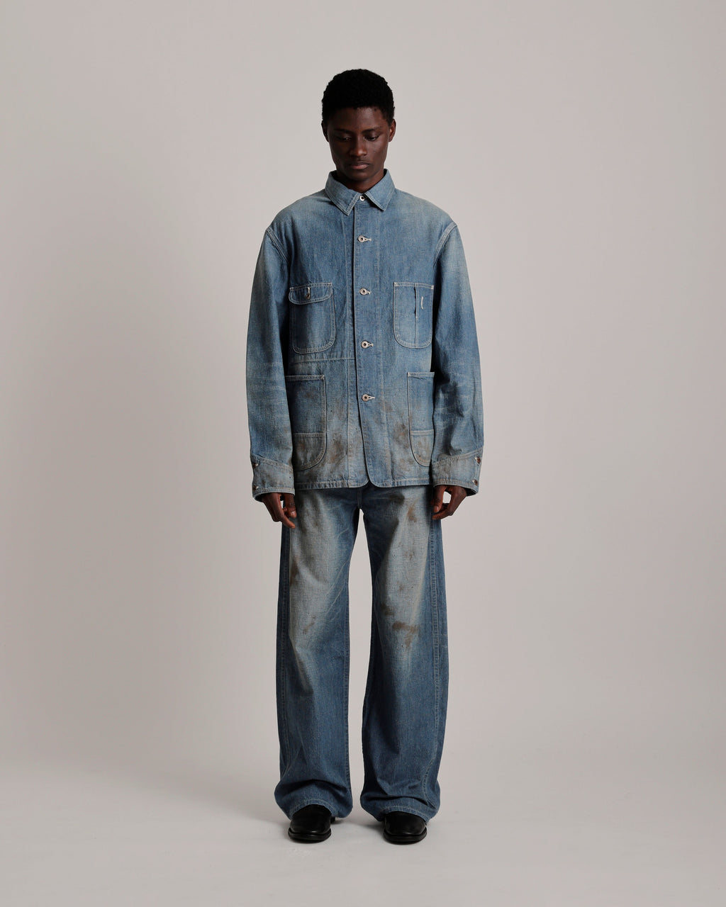 LOT.716 COVERALL JACKET WITH CHINSTRAP
