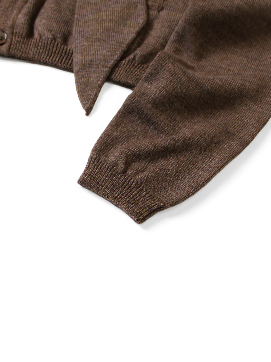12G Knit Bow Tie Cardigan (L's)