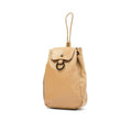 TONE LAYER DRAWSTRING SHOULDER / BEIGE