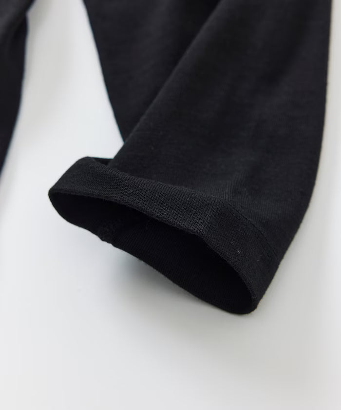 SUPER MERINO WOOL×INKEEP Crew Neck Long Sleeve T-Shirt