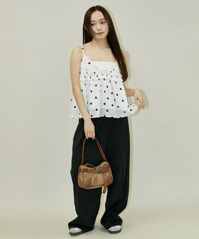 Floral Embroidery Detail Camisole Bustier Limited Edition