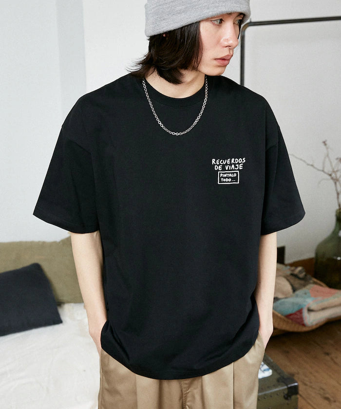 Love Pop Studio Travel Note Typography T-Shirt