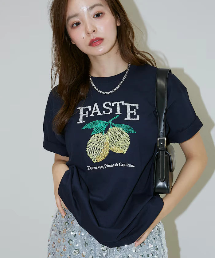 Lemon Embroidery T-shirt Limited Edition
