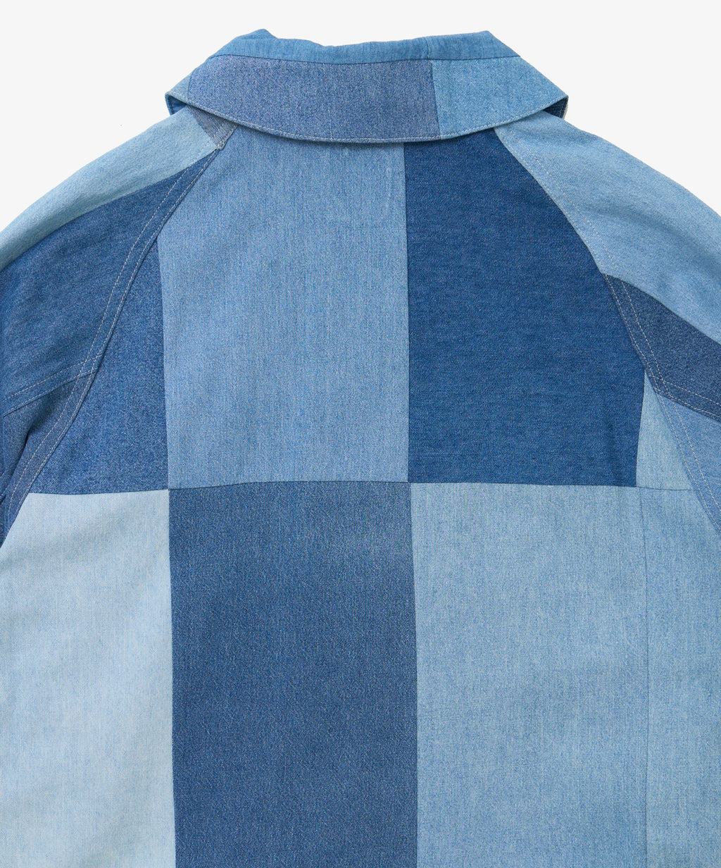 balmacaan coat vintage denim shirts two