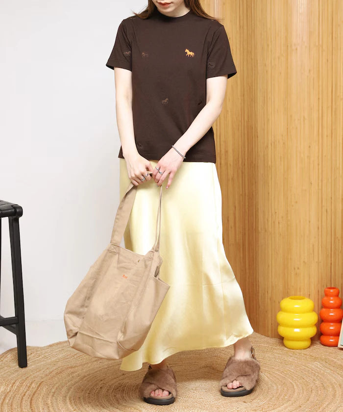 Organic Cotton Allover Embroidery T-Shirt