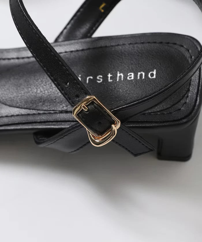 Sleek Strap Metal Plate Sandals