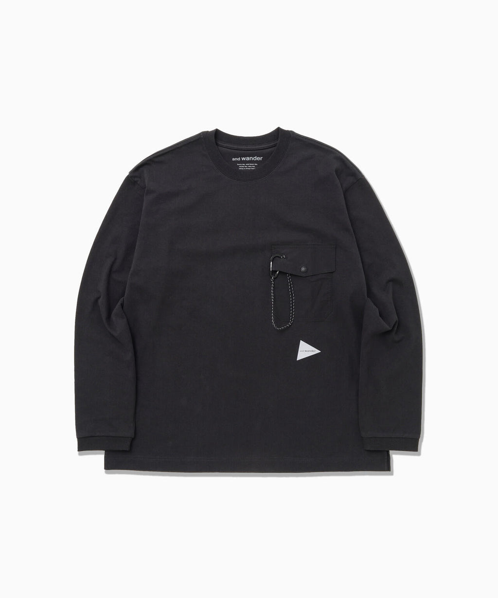 heavy cotton pocket LS T