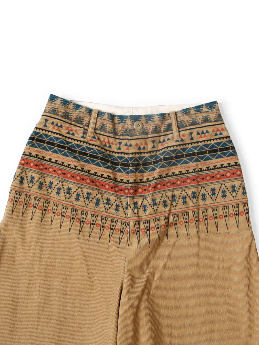 14W Corduroy Tapered Baggy Pants (Town Class...