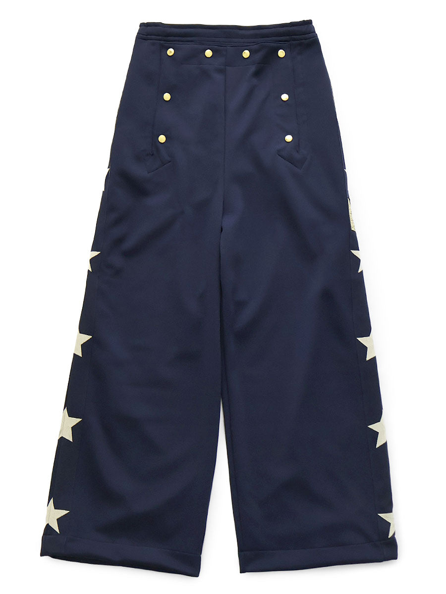 Smooth Jersey Sailor Baggy Track Pants...