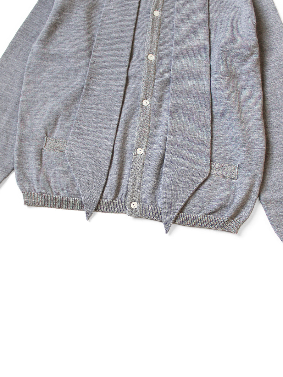 12G Knit Bow Tie Cardigan (M's)