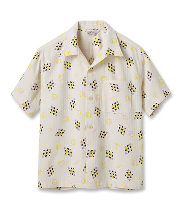 DOBBY COTTON OPEN SHIRT “DIAMOND”