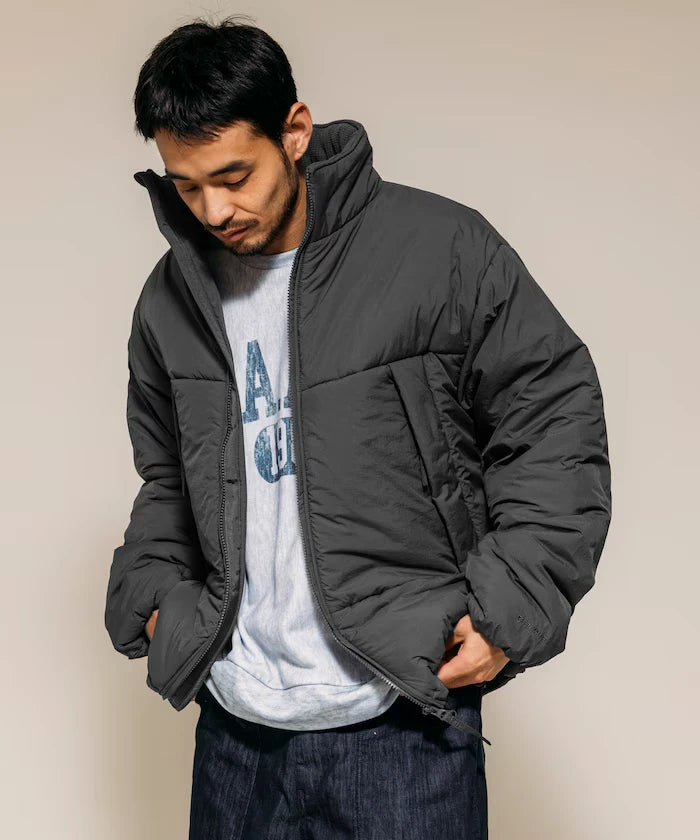 PRIMALOFT PUFF JACKET / Primaloft Stand Collar Puff Jacket / Insulated Blouson