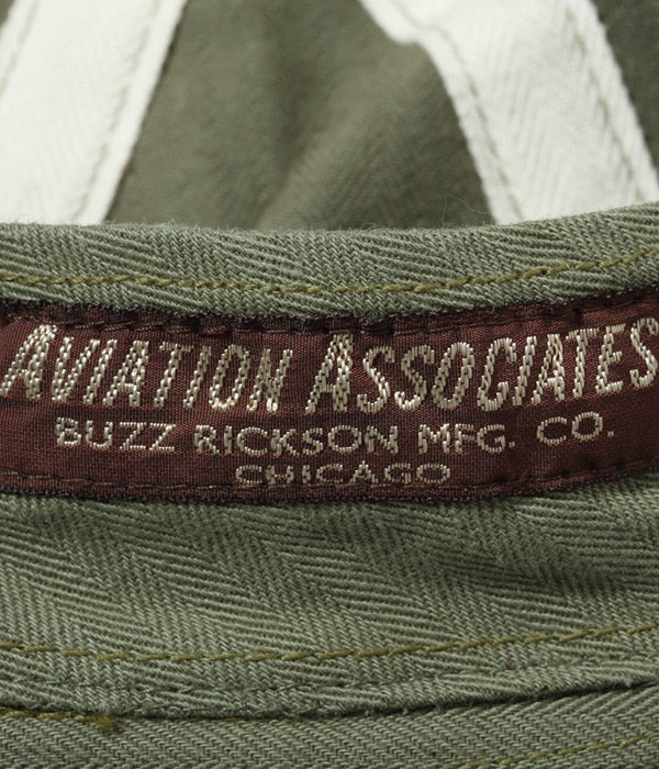 AVIATION ASSOCIATES O.D. HERRINGBONE ARMY HAT