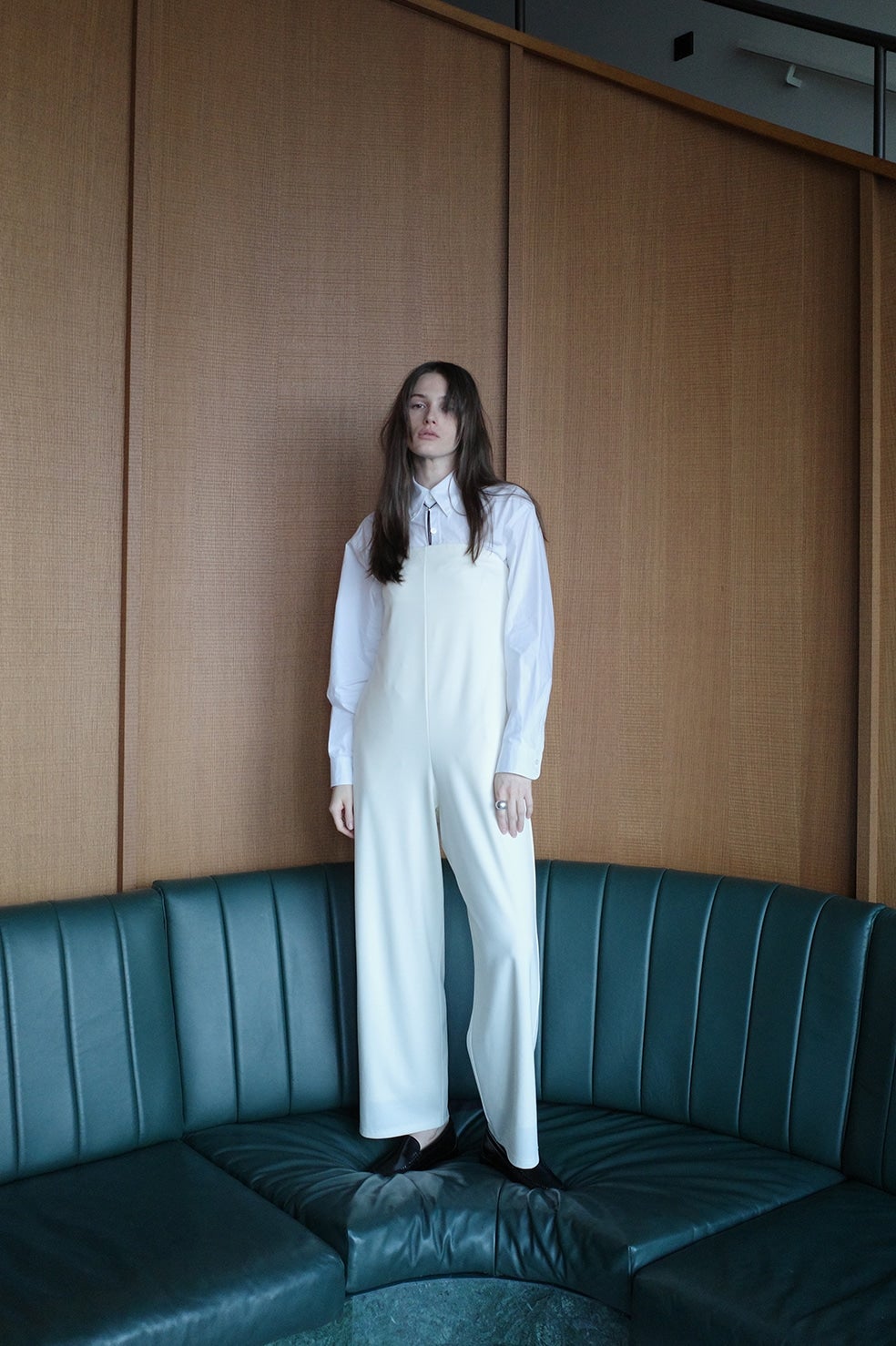 STRAP JERSEY BARE JUMPSUITS