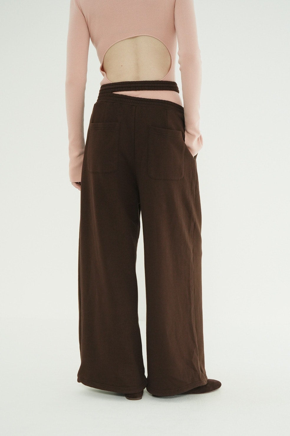 SLASH WAIST SWEAT PANTS