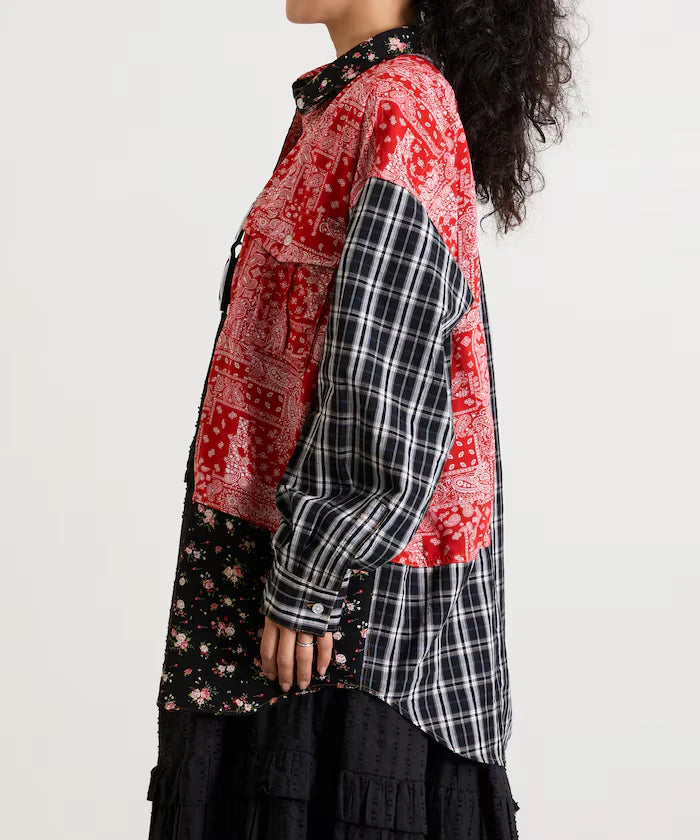 Patchwork Big Shirt