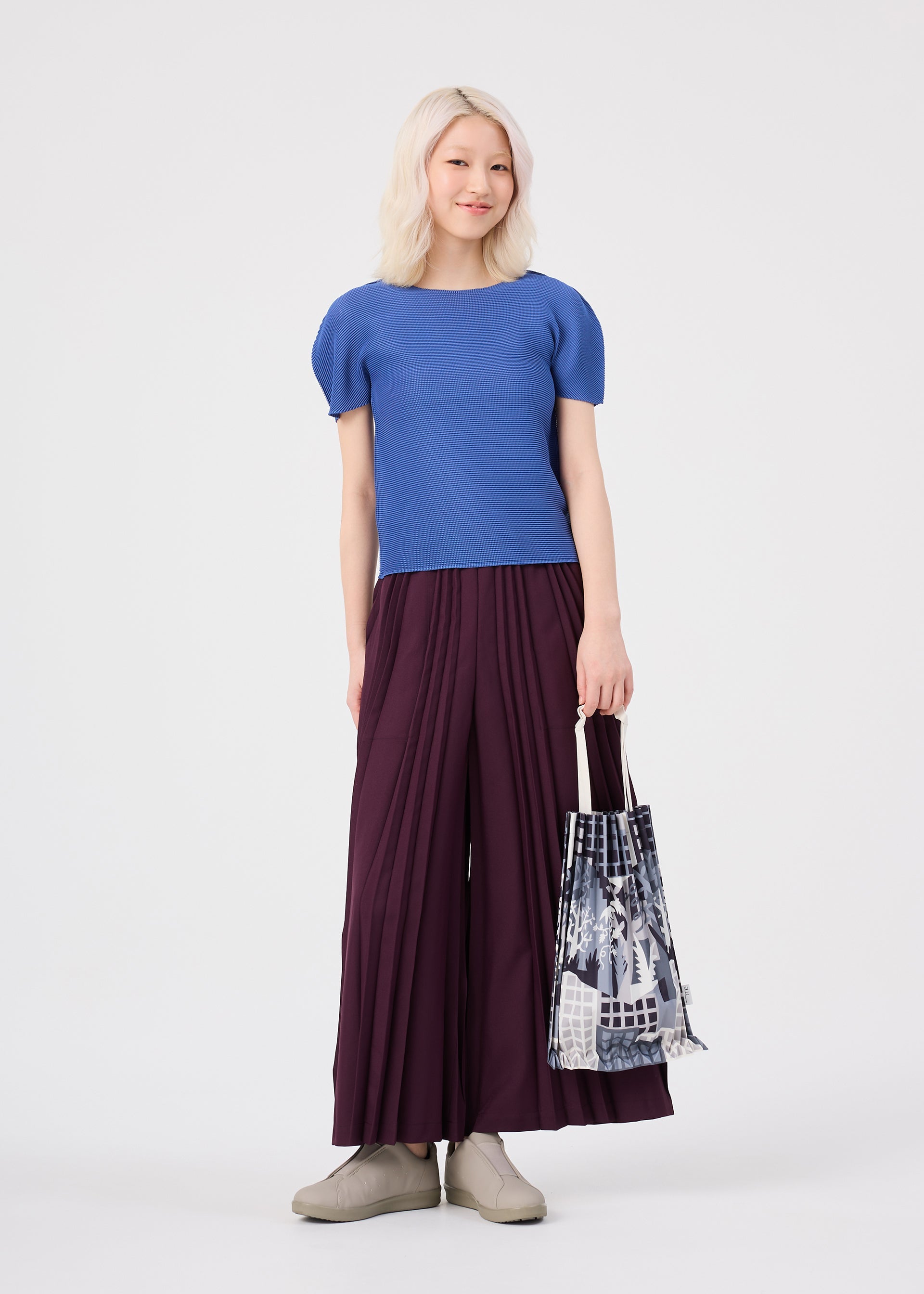 Building Trunk Pleats Bag