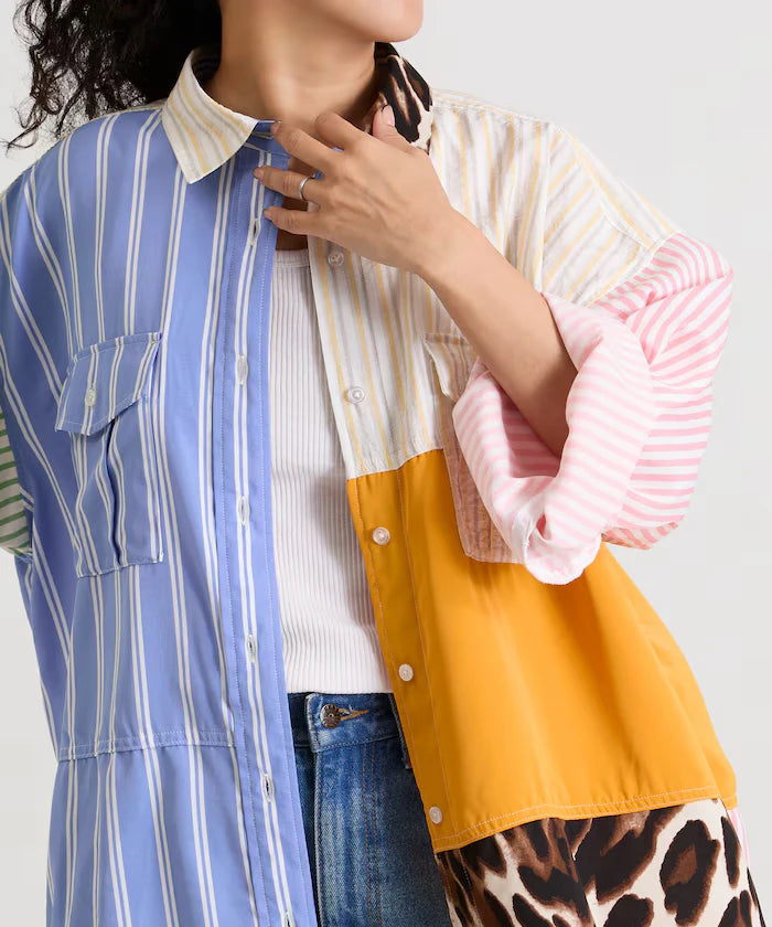 Patchwork Big Shirt