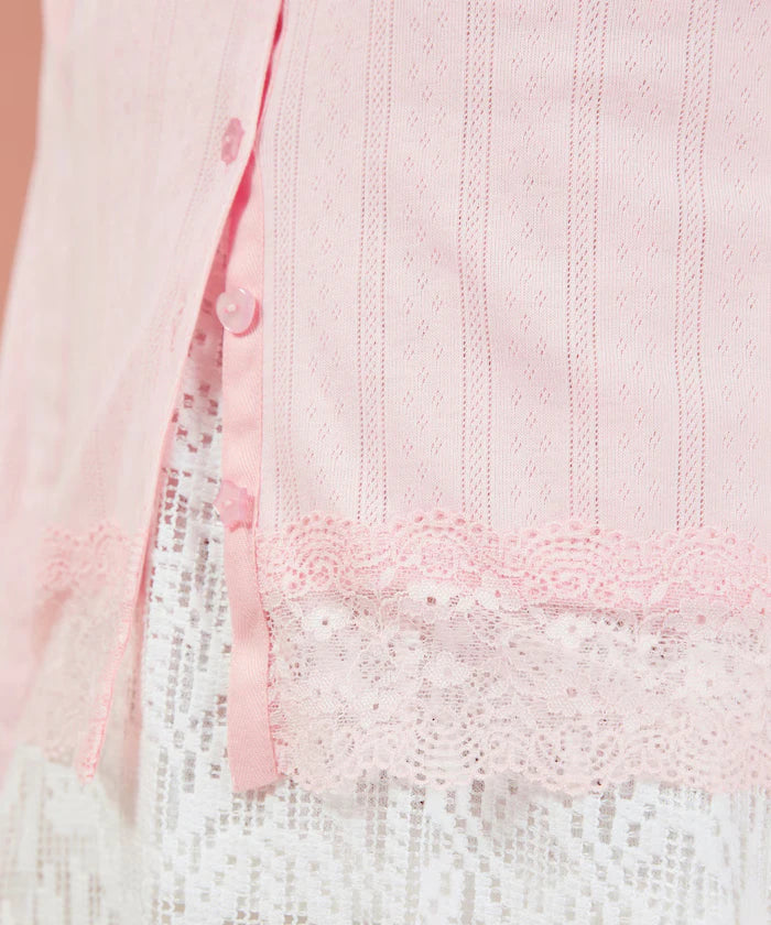 Eyelet Lace Cardigan