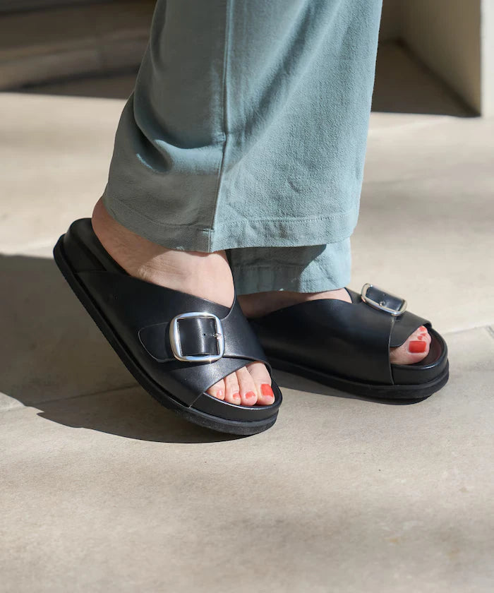 Buckle Flat Sandals