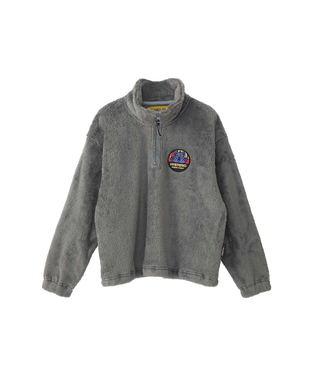 BURNING SOUNDS Patch Half Zip Sweat