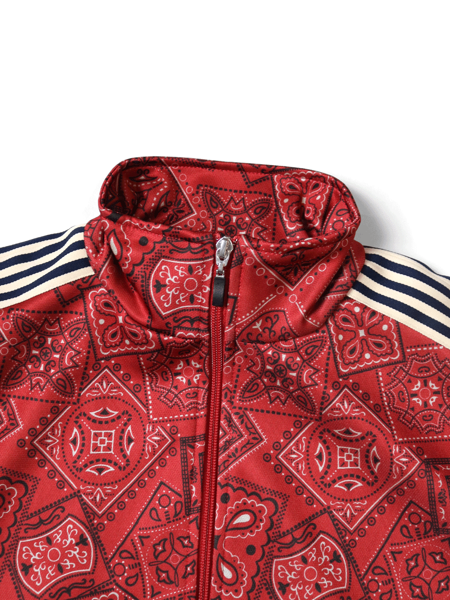 Smooth Jersey COOKIE Bandana Pattern Track JKT