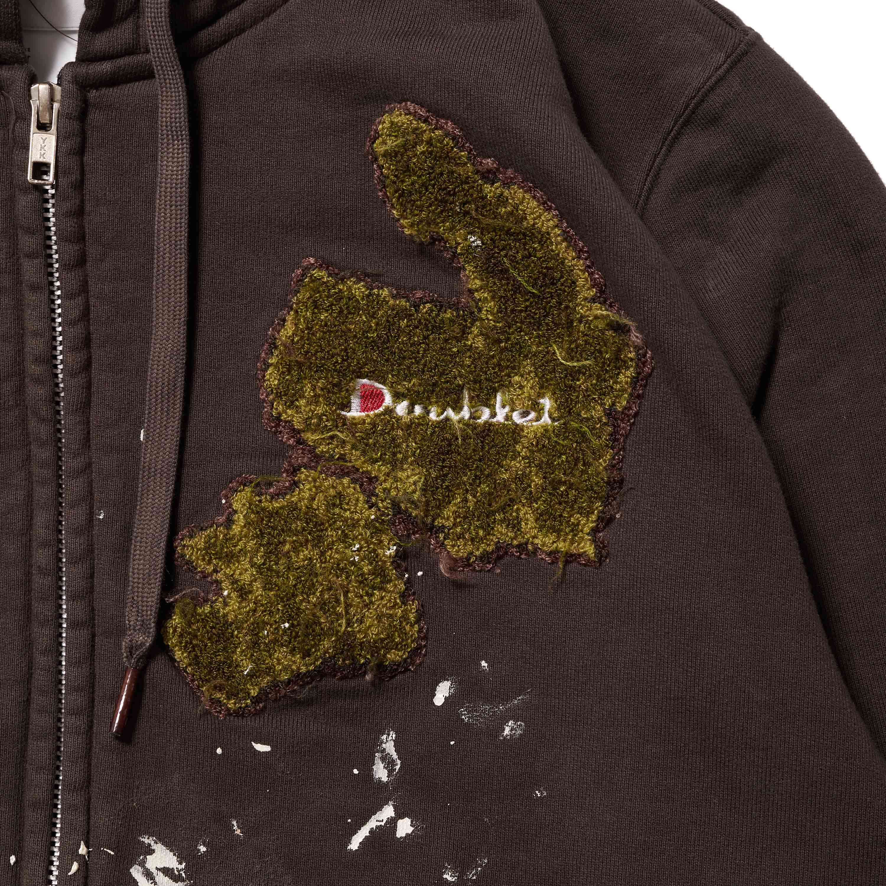 MOSS-GROWN EMBROIDERY HOODIE