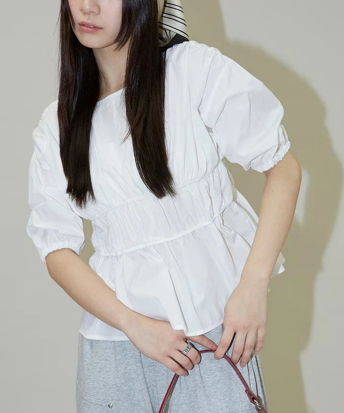 2WAY Shirring Blouse Limited Edition
