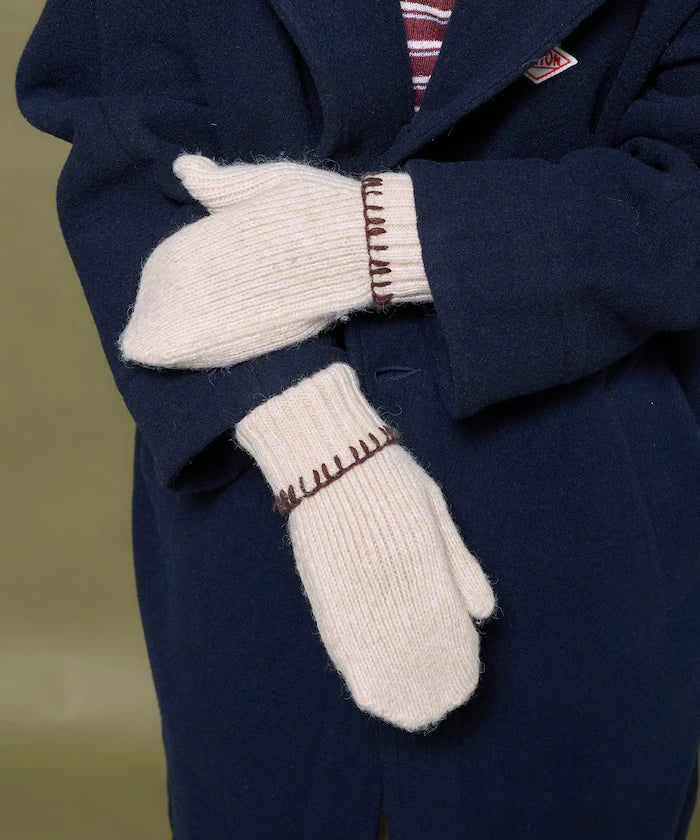 Colorful Blanket Stitch Mittens