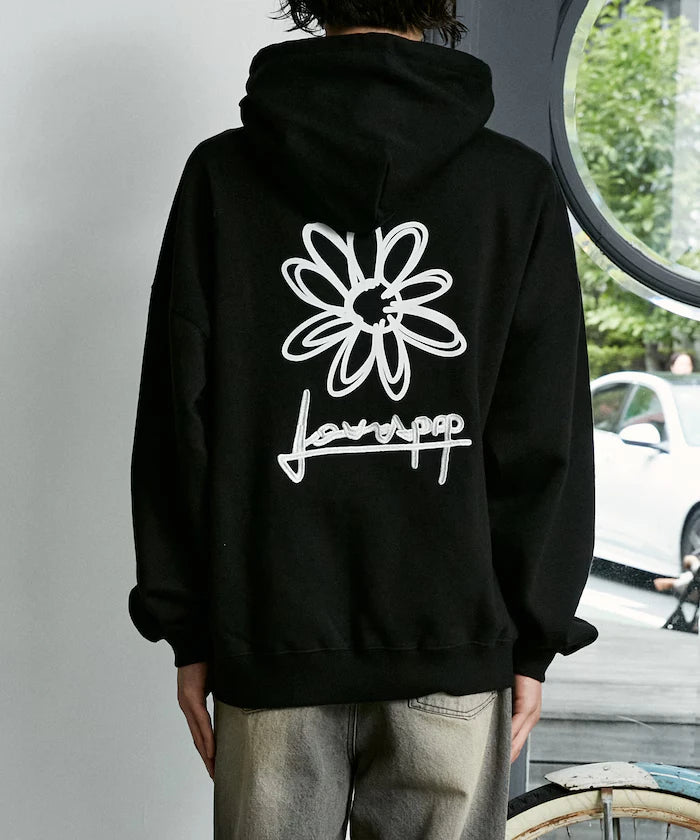 LOVE POP STUDIO FLOWER GRAPHIC HOODIE【Limited Edition】