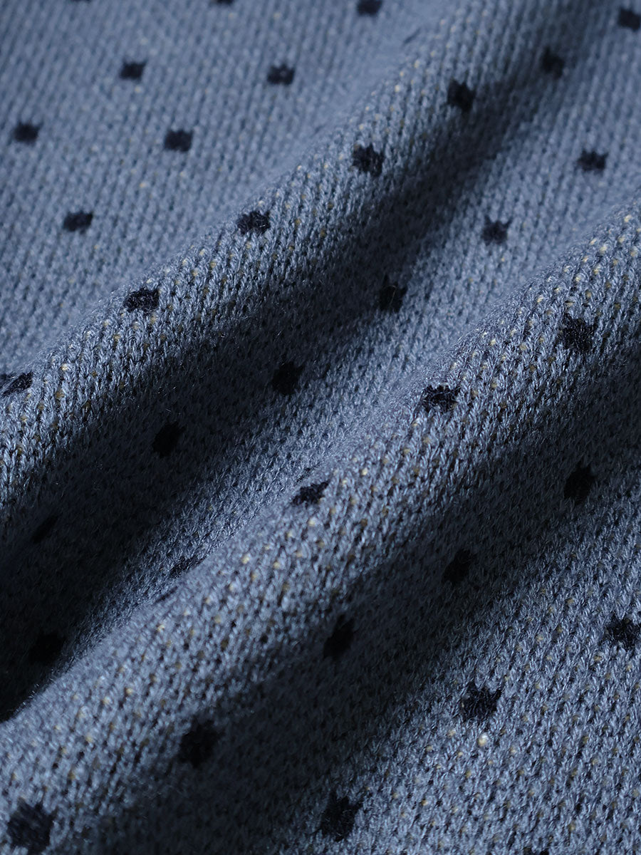 8G Fair Isle Crew Sweater (Canoe)