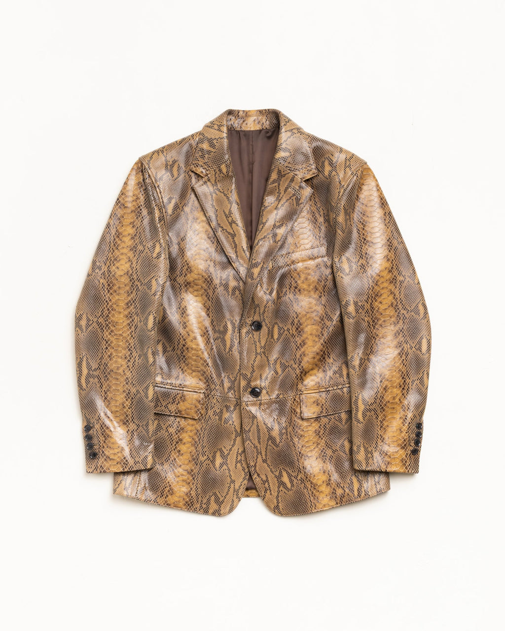 LEATHER BLAZER