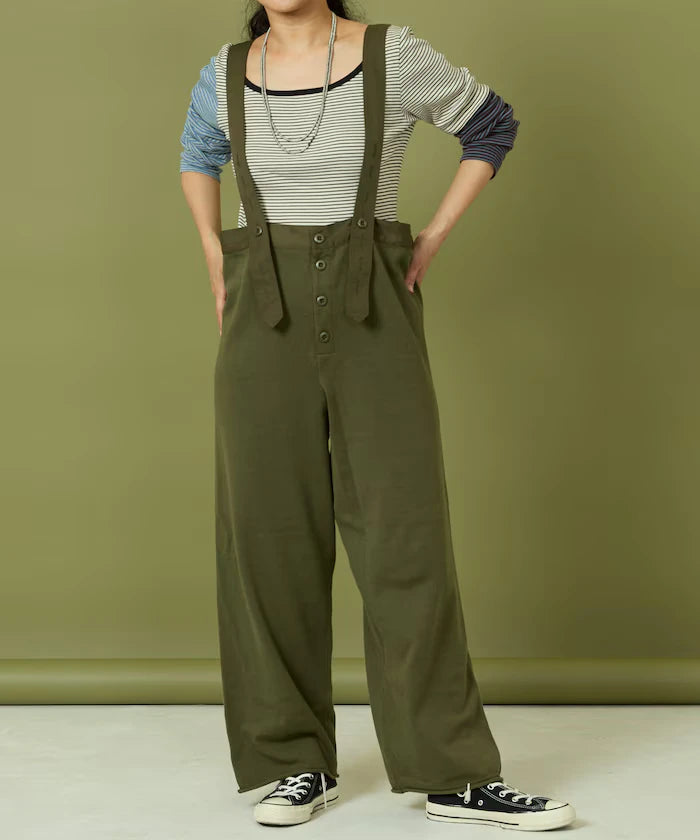 Knit Military Overalls