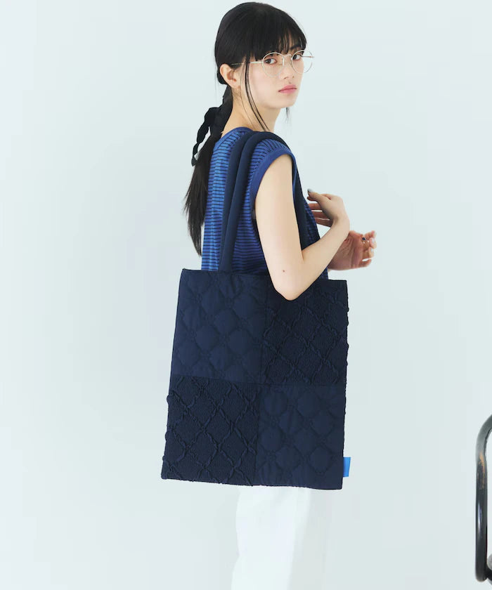 Flower Quilt Patchwork Tote Bag