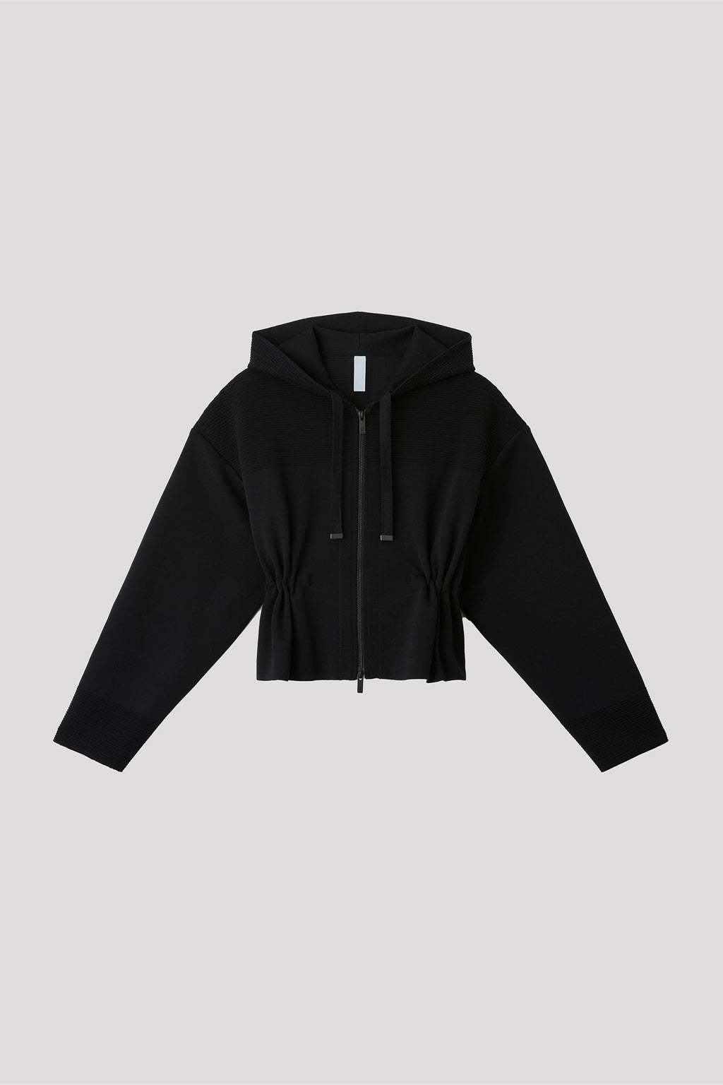 TW MILAN RIB CROPPED HOODIE