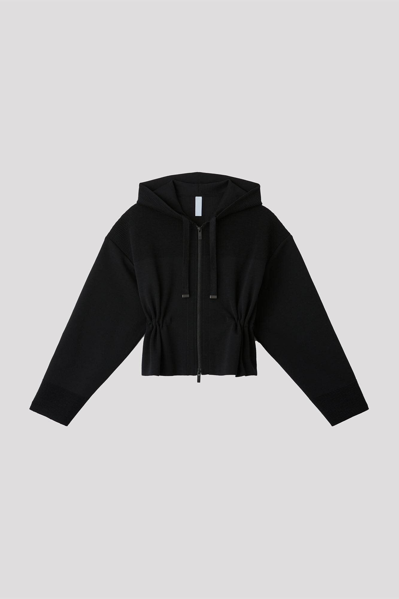 TW MILAN RIB CROPPED HOODIE