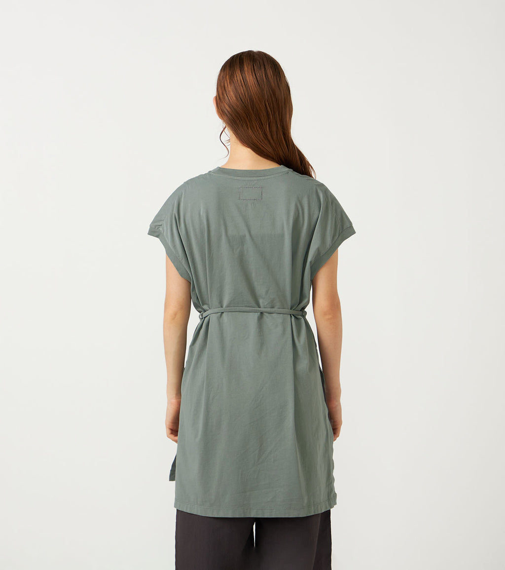 Garment Dyed Field Belted Dress