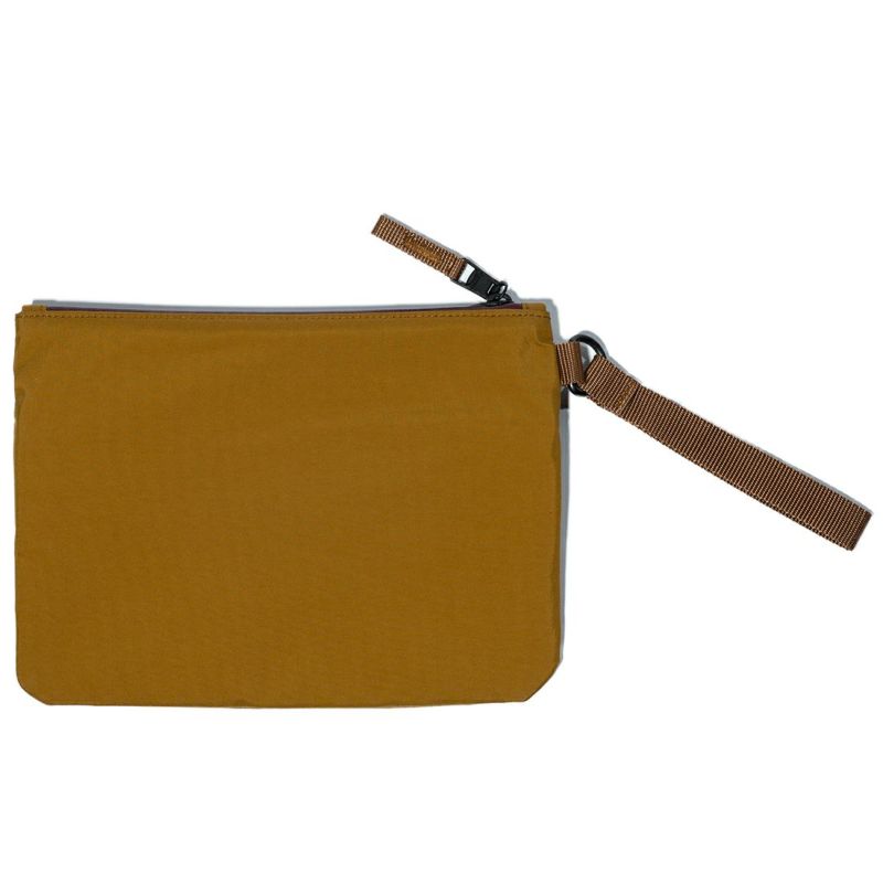 WATER PROOF FLAT POUCH Msize/CAMEL