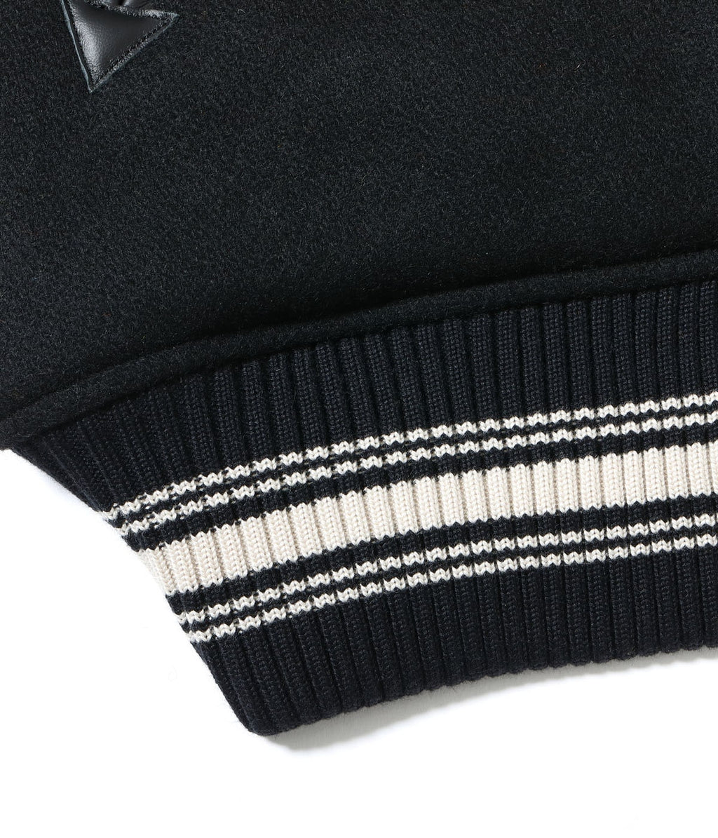 30oz. WOOL MELTON AWARD JACKET “SOLID”