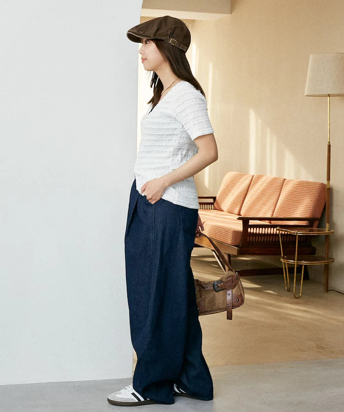 LOVE POP STUDIO Tuck Curve Pants Limited Edition