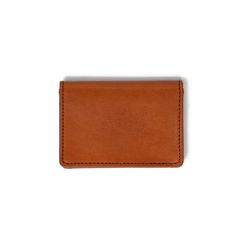 ANTIQUE LEATHER WALLET SERIES LEATHER CARD CASE/CAMEL