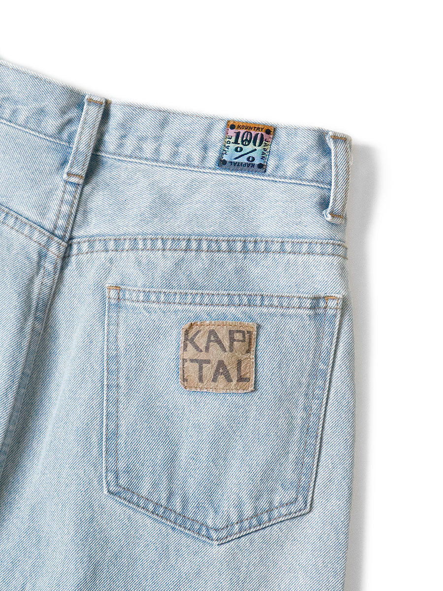 13oz Denim High Waist Maxi Skirt (Processed)