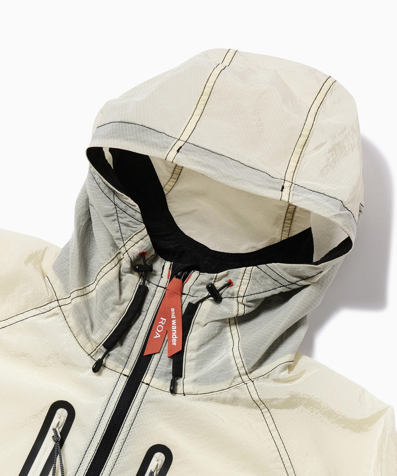 ROA × and wander  ripstop wind jacket