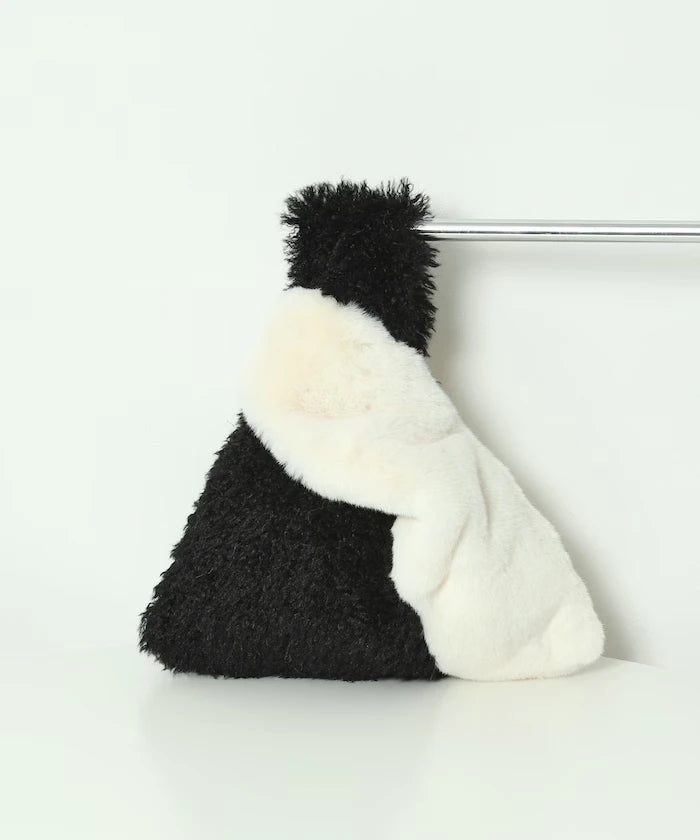 Faux Fur Combination Tote Bag