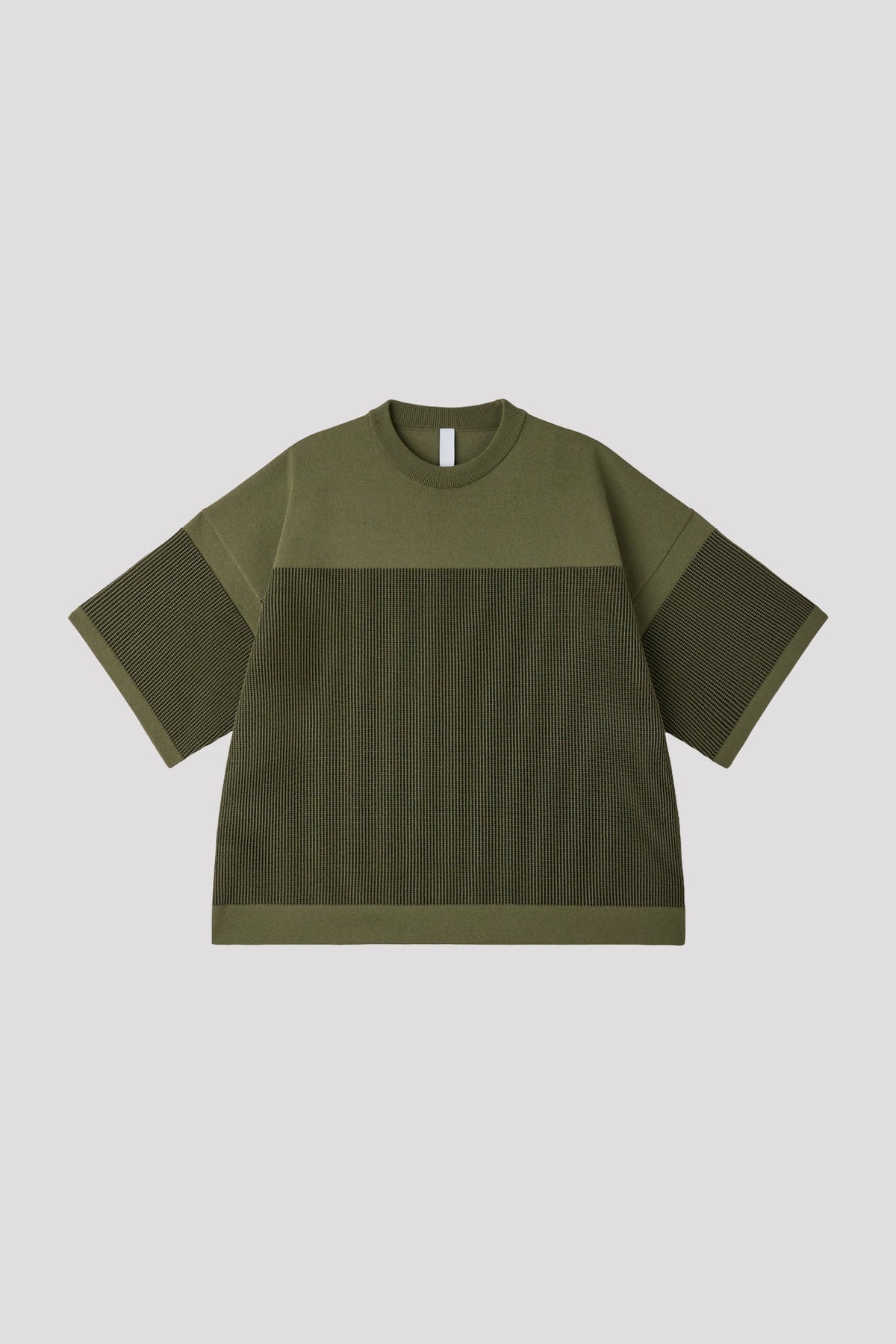 WAFFLE LUCENT SHORT SLEEVE TEE SHIRT