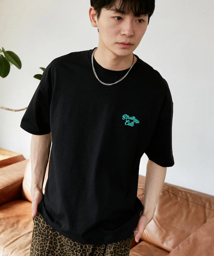 <Functional Material> STRATEGY Cat Print T-Shirt Limited Edition