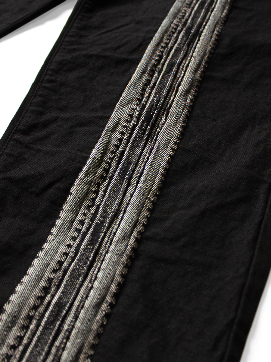 12oz Arrow Pattern Jacquard Denim Nîmes Pants