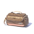 EXCLUSIVE BALLISTIC NYLON - ROUND POUCH GOLF SERIES/KHAKI