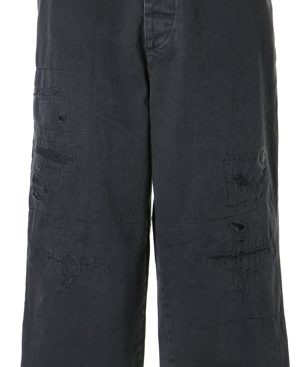 Woman On Skull Stamp Chino Pants