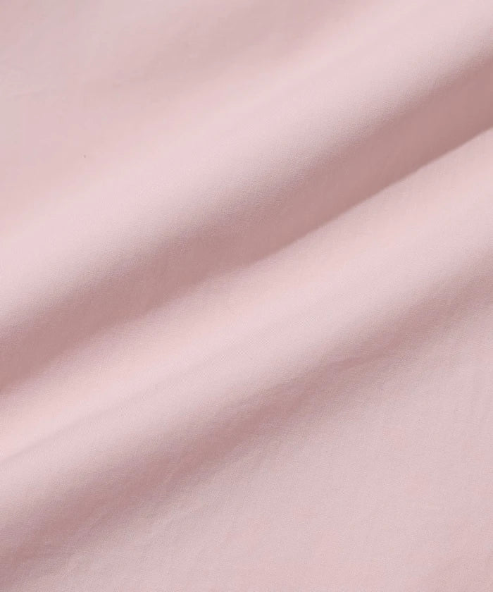 Nuance Color Oversized Regular Collar Long Sleeve Shirt